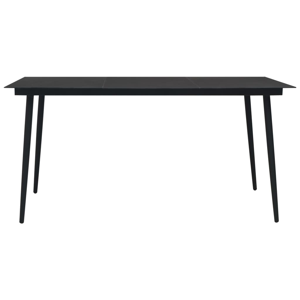5-Delige Tuinset Poly Rattan En Glas