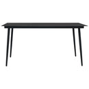 5-Delige Tuinset Poly Rattan En Glas