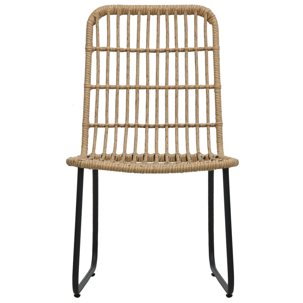 5-Delige Tuinset Poly Rattan En Glas