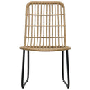 5-Delige Tuinset Poly Rattan En Glas