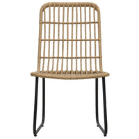 5-Delige Tuinset Poly Rattan En Glas
