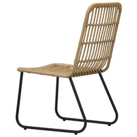 5-Delige Tuinset Poly Rattan En Glas
