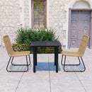 5-Delige Tuinset Poly Rattan En Glas