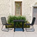 5-Delige Tuinset Poly Rattan En Glas