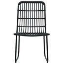 5-Delige Tuinset Poly Rattan En Glas