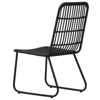 5-Delige Tuinset Poly Rattan En Glas