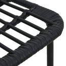 5-Delige Tuinset Poly Rattan En Glas