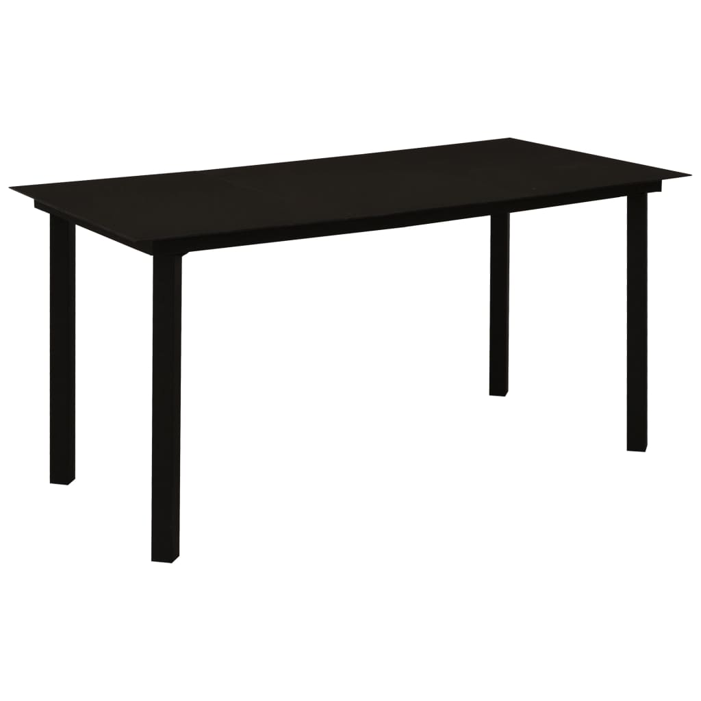 5-Delige Tuinset Poly Rattan En Glas