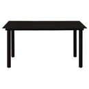 7-Delige Tuinset Pvc-Rattan Zwart