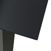 7-Delige Tuinset Pvc-Rattan Zwart