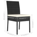 7-Delige Tuinset Poly Rattan