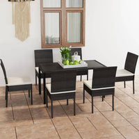 7-Delige Tuinset Poly Rattan