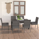 7-Delige Tuinset Poly Rattan
