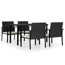 5-Delige Tuinset Poly Rattan