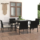 5-Delige Tuinset Poly Rattan