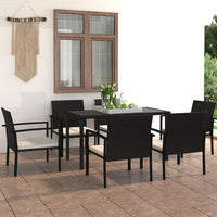 5-Delige Tuinset Poly Rattan