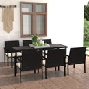 7-Delige Tuinset Poly Rattan