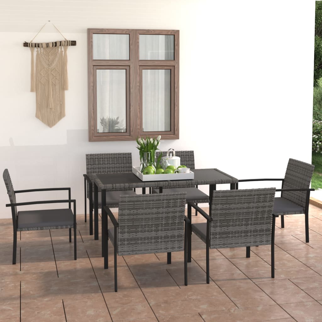 5-Delige Tuinset Poly Rattan