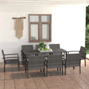 7-Delige Tuinset Poly Rattan