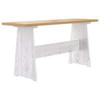 Eettafel Met Bankje Reine Massief Grenenhout