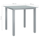5-Delige Tuinset Aluminium Kleurig En Zwart