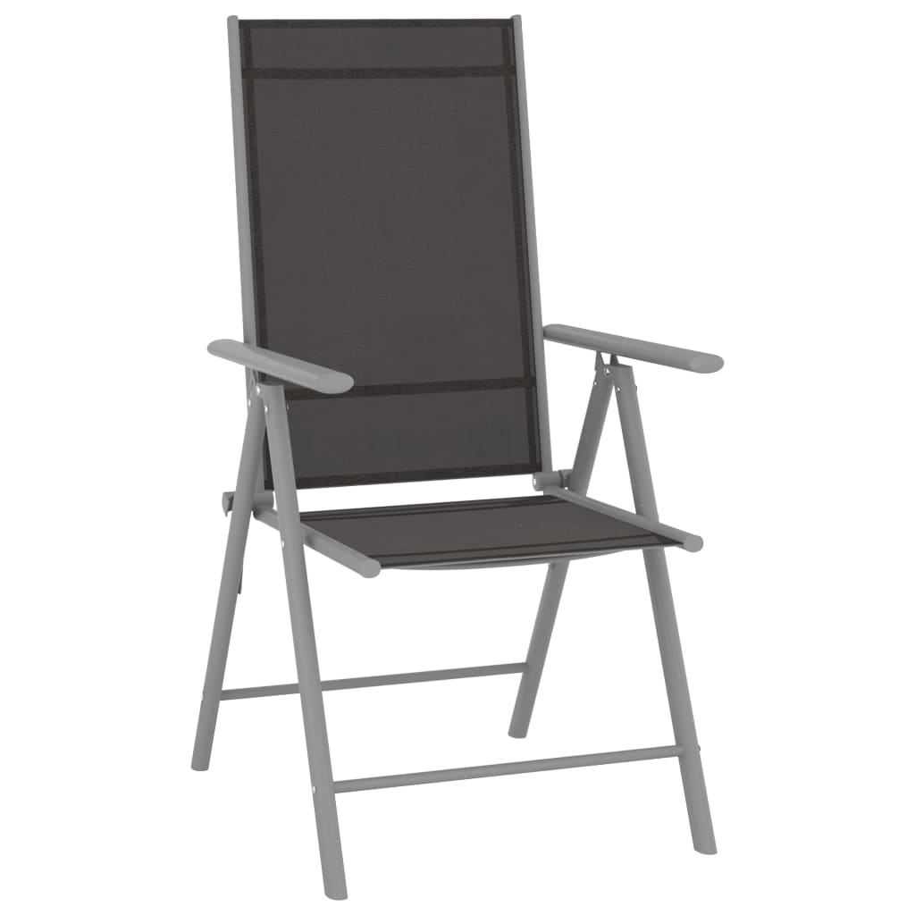 5-Delige Tuinset Aluminium Kleurig En Zwart