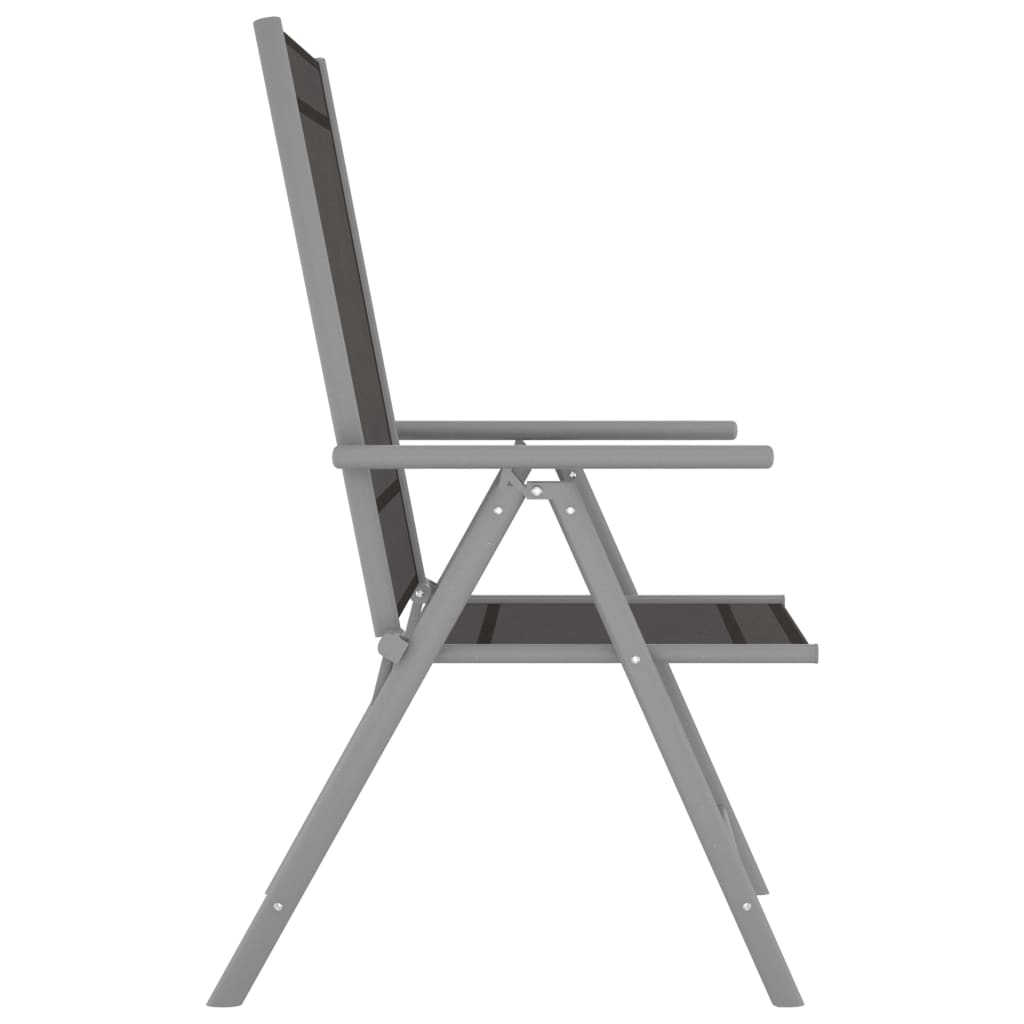 5-Delige Tuinset Aluminium Kleurig En Zwart