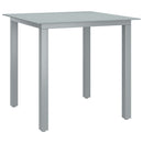5-Delige Tuinset Aluminium Kleurig En Zwart