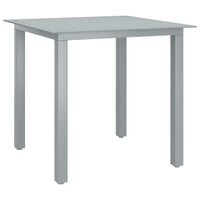 5-Delige Tuinset Aluminium Kleurig En Zwart