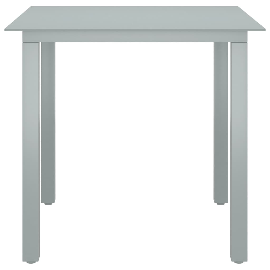 5-Delige Tuinset Aluminium Kleurig En Zwart