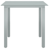 5-Delige Tuinset Aluminium Kleurig En Zwart