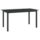 7-Delige Tuinset Aluminium Antracietkleurig