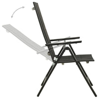 7-Delige Tuinset Aluminium Antracietkleurig