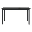 7-Delige Tuinset Aluminium Antracietkleurig