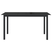 7-Delige Tuinset Aluminium Antracietkleurig