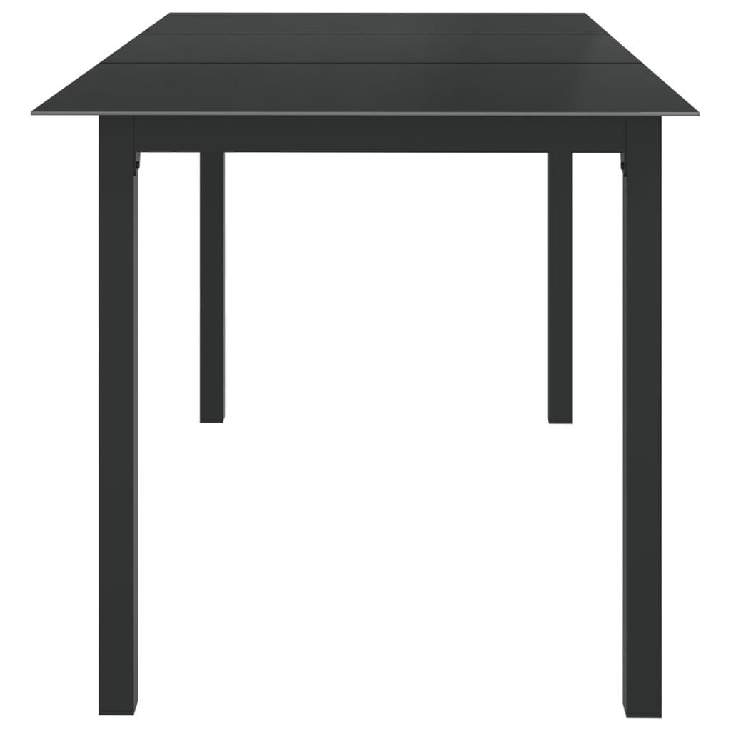 7-Delige Tuinset Aluminium Antracietkleurig