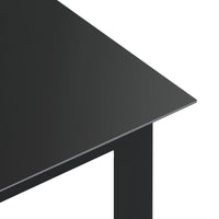 7-Delige Tuinset Aluminium Antracietkleurig