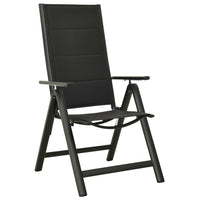 7-Delige Tuinset Aluminium Antracietkleurig