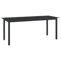 9-Delige Tuinset Aluminium Antracietkleurig