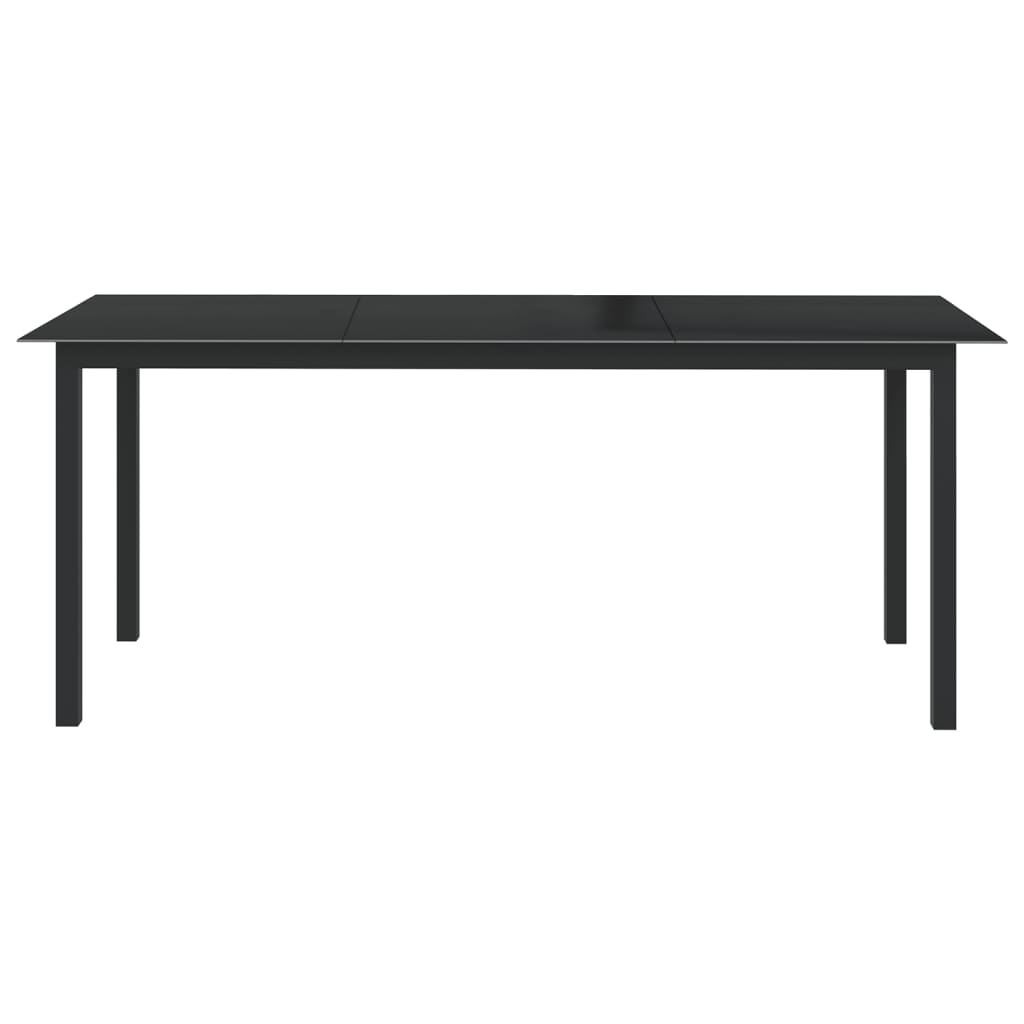 9-Delige Tuinset Aluminium Antracietkleurig