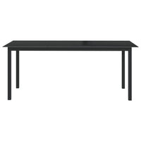 9-Delige Tuinset Aluminium Antracietkleurig