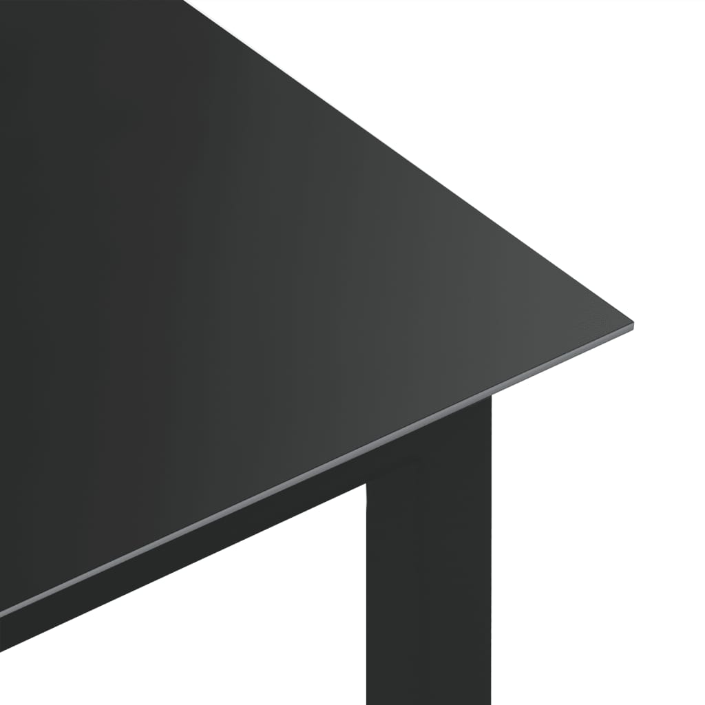 9-Delige Tuinset Aluminium Antracietkleurig