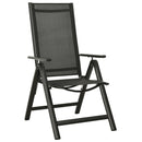 9-Delige Tuinset Aluminium Antracietkleurig