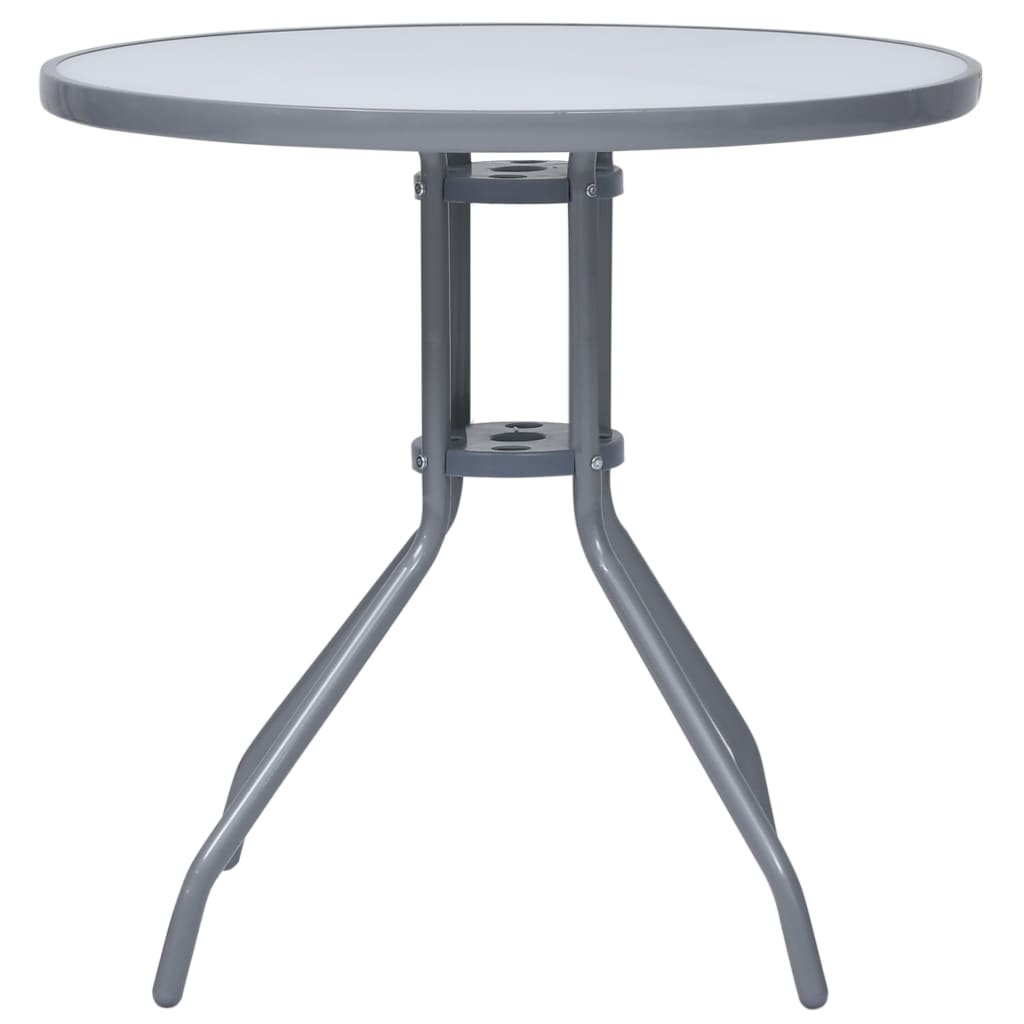 5-Delige Tuinset Aluminium En Textileen Kleurig