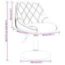 Draa Stoelen 2 Pcs 46 X 44 X 77,5 Cm Kunstleer