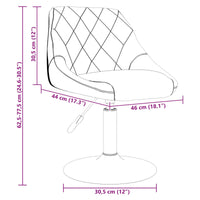 Draa Stoelen 2 Pcs 46 X 44 X 77,5 Cm Kunstleer