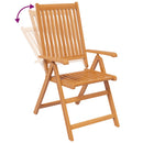 9-Delige Tuinset Massief Acaciahout 160-240 Cm