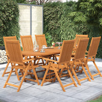 9-Delige Tuinset Massief Acaciahout 160-240 Cm