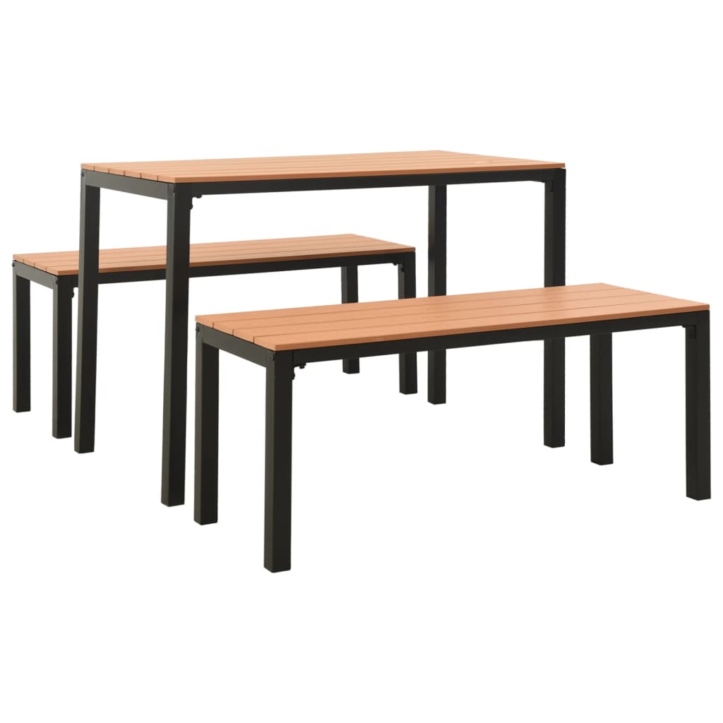3-Delige Tuinset Staal En Hkc