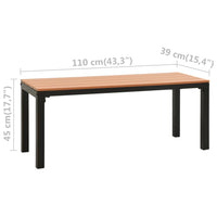 3-Delige Tuinset Staal En Hkc